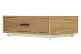 Eastern King Fantasia - Contemporary Walnut & Grey Bed with Two Nightstands - View Image 1