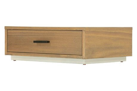 Eastern King Fantasia - Contemporary Walnut & Grey Bed with Two Nightstands - View Image 1