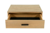 Eastern King Fantasia - Contemporary Walnut & Grey Bed with Two Nightstands - View Image 1