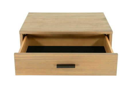 Eastern King Fantasia - Contemporary Walnut & Grey Bed with Two Nightstands - View Image 1