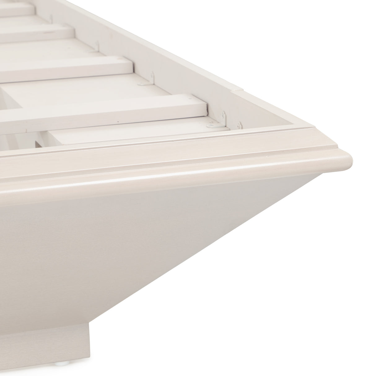 Fantosini Eastern King Fan Bed in Silver Leaf Finish | AICO by Michael Amini