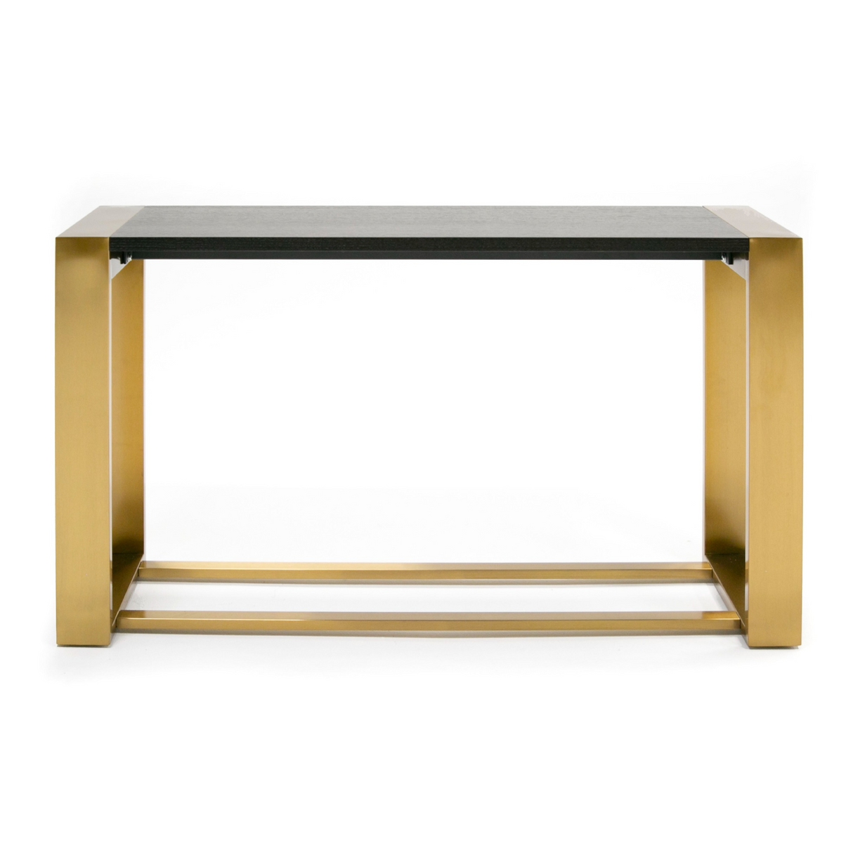 Modrest Fauna - Modern Wenge and Brass Console Table
