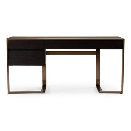 Modern Fauna Wenge and Rosegold Desk - View Image 1