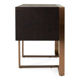 Modern Fauna Wenge and Rosegold Desk - View Image 1