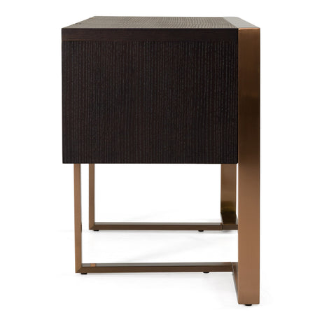 Modern Fauna Wenge and Rosegold Desk - View Image 1