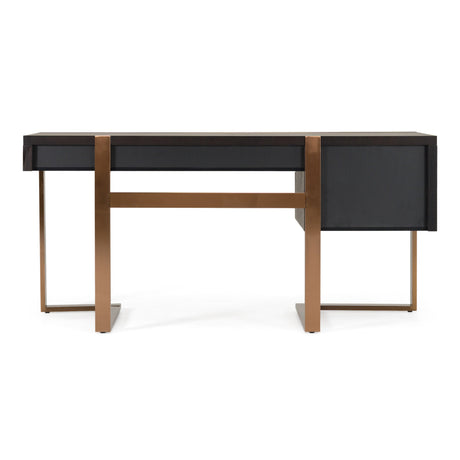 Modern Fauna Wenge and Rosegold Desk - View Image 1