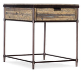 Saint Armand Rectangular End Table - Light Brown / Dark Brown by Hooker Furniture - View 1