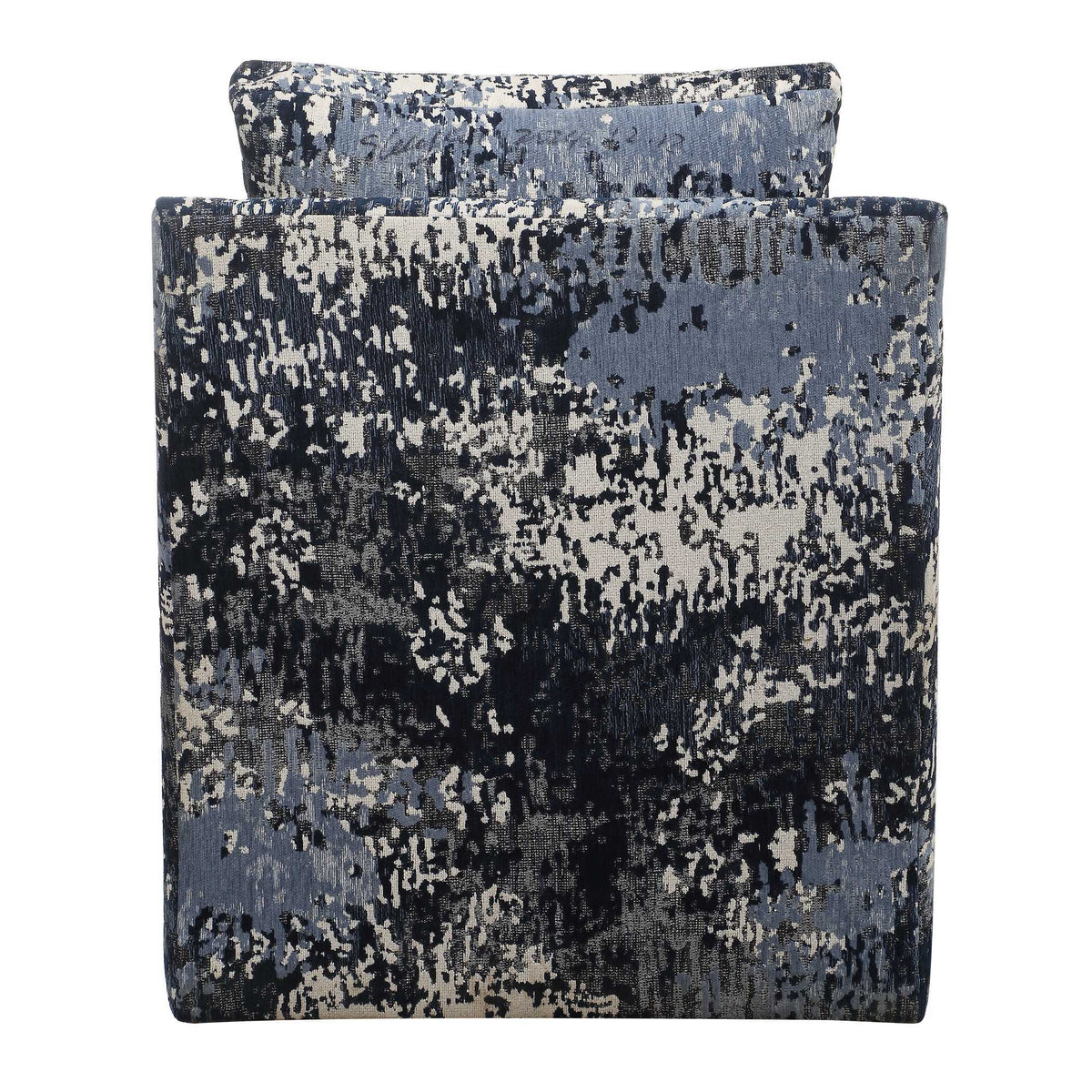 Tisdell Patterned Swivel/Glider - Blue by Uttermost - View 6