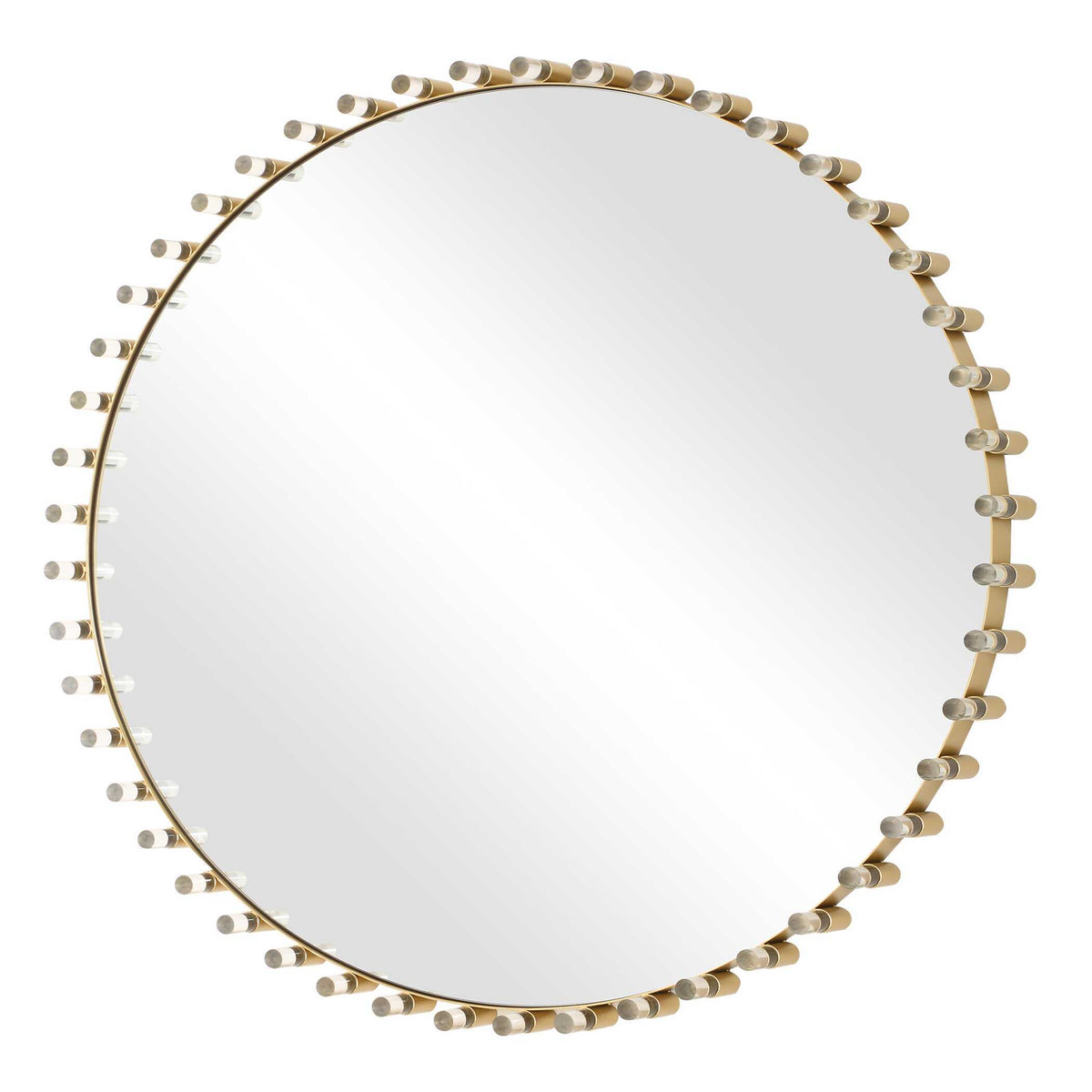 Avelyne Round Mirror - Gold by Uttermost - View 4