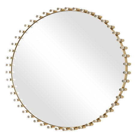 Avelyne Round Mirror - Gold by Uttermost - View 4