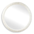 Akiko Round Mirror - White by Uttermost - View 1