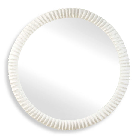 Akiko Round Mirror - White by Uttermost - View 1