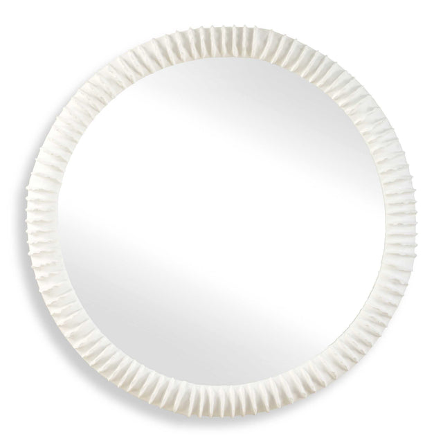 Akiko Round Mirror - White by Uttermost - View 1