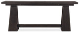 Driftwood Flip-Top Console Table Burnt Timber - Black by Hooker Furniture - View 3