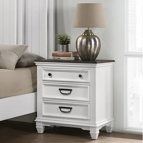 Clelane Wood Bedroom Set with Shiplap Panel King Bed, Dresser, Mirror, and Nightstand - sold by Home Elegance USA