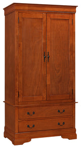 Elegant Oak Armoire For Timeless Storage - sold by Home Elegance USA