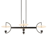 Kyoto 4 Light Linear LED Chandelier - Black by Uttermost - View 1