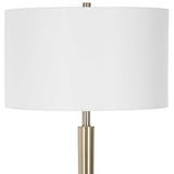 Curran Tapered Metal Floor Lamp - White by Uttermost - View 5