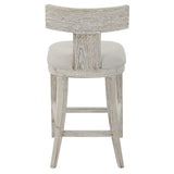 Idris Counter Stool White - Beige by Uttermost - View 6