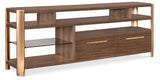 Eleana Entertainment Console Medium Wood / Gold - Dark Brown / Gold by Hooker Furniture - View 1
