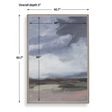Bracing Framed Landscape Art Brown / Gray / Green / Orange / Pink / White - Blue / Green by Uttermost - View 8