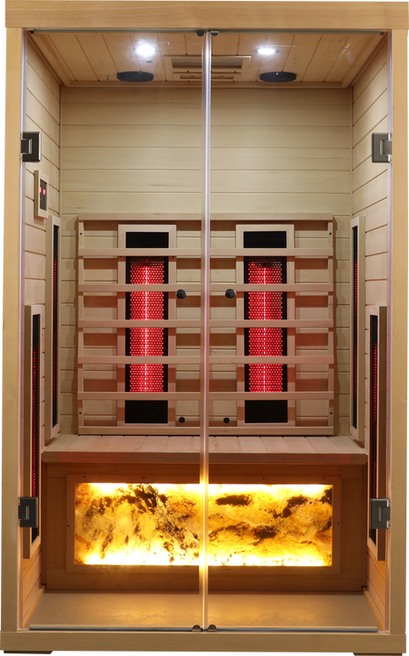 2 person hemlock sauna - sold by Home Elegance USA