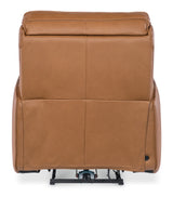 Miles Zero Gravity Power Recliner With Power Headrest - Light Brown by Hooker Furniture - View 2