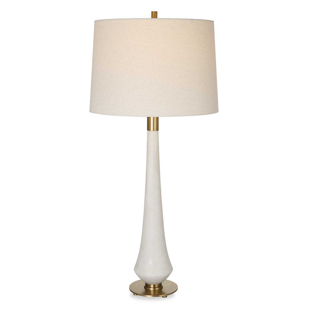 Marille Stone Table Lamp - Beige by Uttermost - View 1