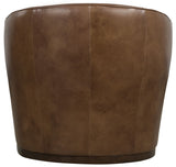 Fairfax Swivel Chair - Dark Brown by Hooker Furniture - View 5