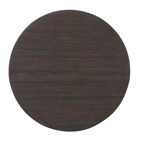 Commerce And Market Round Side Table - Dark Brown by Hooker Furniture - View 6
