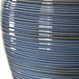 Moher Glossy Blue Table Lamp by Uttermost - View 7
