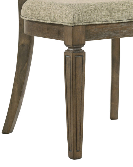 Parfield Weathered Oak Finish 7PCs Dining Room Set - sold by Home Elegance USA