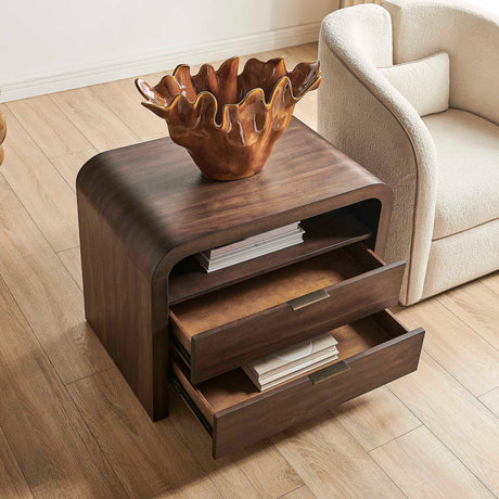 Decatur Side Table Woodtone - Dark Brown by Uttermost - View 7