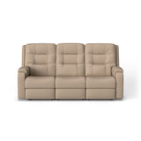 Arlo Transitional Leather Reclining Sofa | Flexsteel