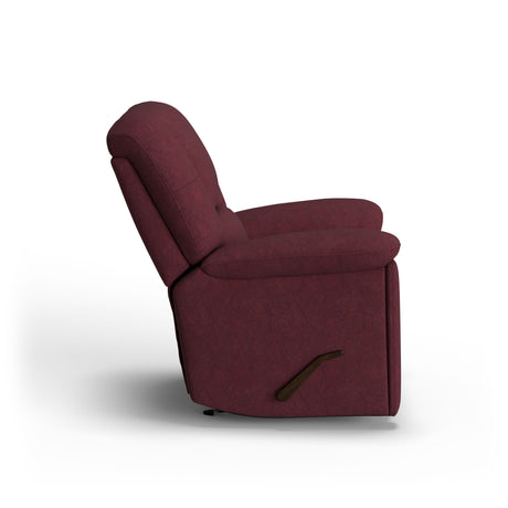 Plush Transitional Leather Gliding Recliner | Flexsteel