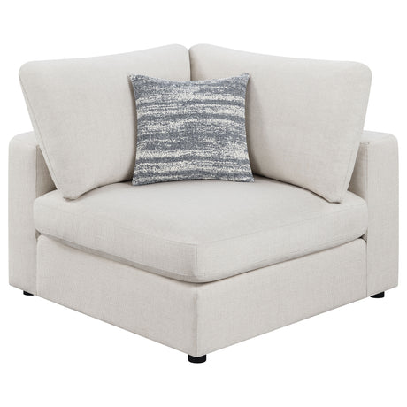 Rhette Beige 6-piece Upholstered Sectional with Reversible Cushions - sold by Home Elegance USA