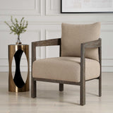 Sienna Sand Fabric Accent Chair - Light Brown by Uttermost - View 3