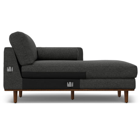 Morrison - Right Sectional Sofa - Charcoal Grey - sold by Home Elegance USA