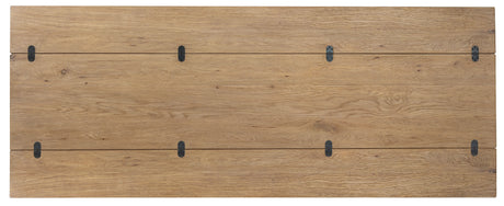 Driftwood Flip-Top Console Table Buckboard - Light Brown by Hooker Furniture - View 5
