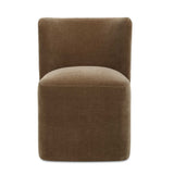 Outlook Modern Velvet Dining Chair - Dark Brown by Uttermost - View 1