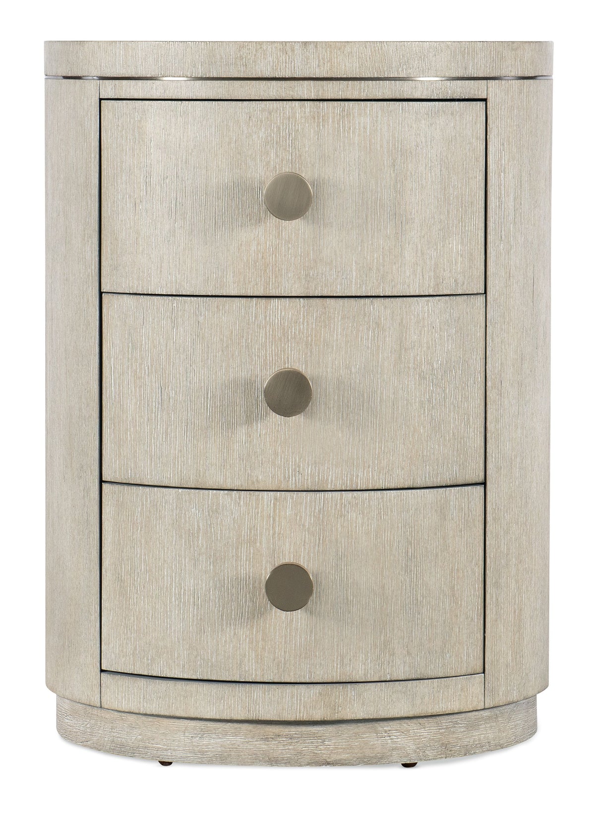 Modern Mood Round Nightstand - Beige by Hooker Furniture - View 3