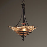 Vitalia 3 Light Pendant Oil Rubbed Bronze - Bronze / Light Brown by Uttermost - View 3