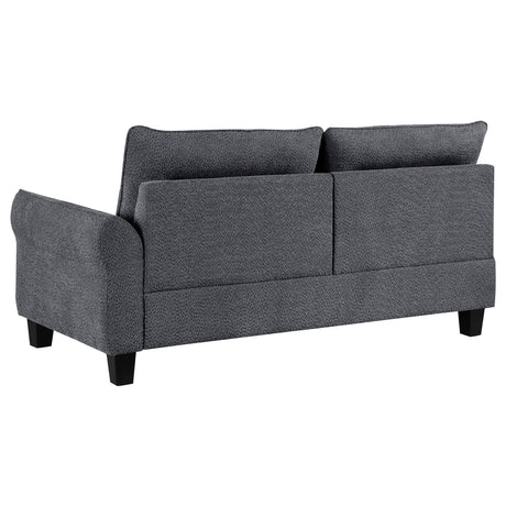 Verona Grey Loose Back Sectional Sofa - sold by Home Elegance USA
