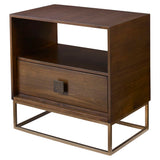 Bexley Walnut Side Table - Dark Brown by Uttermost - View 3