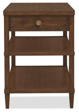 Cashiers End Table Chestnut - Dark Brown by Hooker Furniture - View 2