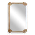 Devoll Mirror - Gold by Uttermost - View 1