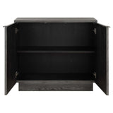 Shelby 2 Door Ebony Stained Cabinet - Black by Uttermost - View 6