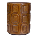 Alson Geometric Accent Table - Dark Brown by Uttermost - View 3