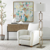 Link Brushed Gold Floor Lamp by Uttermost - View 4