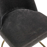 Hanni Upholstered Dining Chair - Dark Gray by Uttermost - View 7